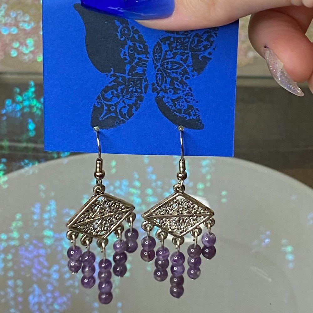 COPY - Amethyst Earrings